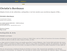 Tablet Screenshot of christies-bordeaux.ospot.fr