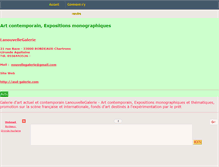 Tablet Screenshot of lanouvellegalerie.ospot.fr