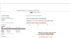 Desktop Screenshot of la-casa-tapas.ospot.fr