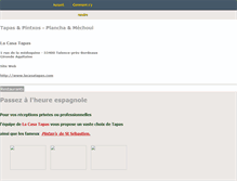 Tablet Screenshot of la-casa-tapas.ospot.fr